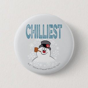 Badge Rond 5 Cm Frosty the Snowman™   Chilliest