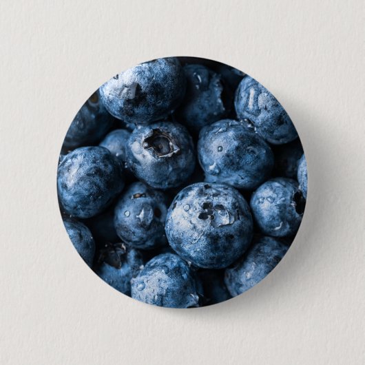 Badge Rond 5 Cm Fruit aux bleuets (Devant)