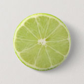 Badge Rond 5 Cm Fruit de citron vert tranche fraîche (Devant)