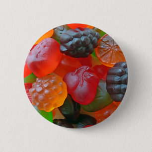 Badge Rond 5 Cm Fruit de gomme