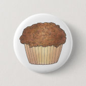 Badge Rond 5 Cm Fruit Fraîche Croustillant Muffin Vente de pain Fo (Devant)