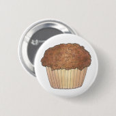 Badge Rond 5 Cm Fruit Fraîche Croustillant Muffin Vente de pain Fo (Devant & derrière)