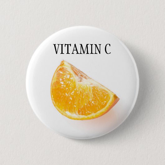 Badge Rond 5 Cm Fruit orange (Devant)
