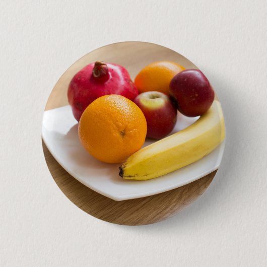 Badge Rond 5 Cm Fruits mûrs (Devant)