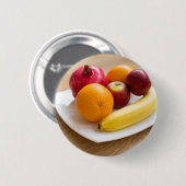 Badge Rond 5 Cm Fruits mûrs (Devant & derrière)