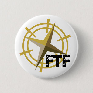 Badge Rond 5 Cm FTF avec la boussole