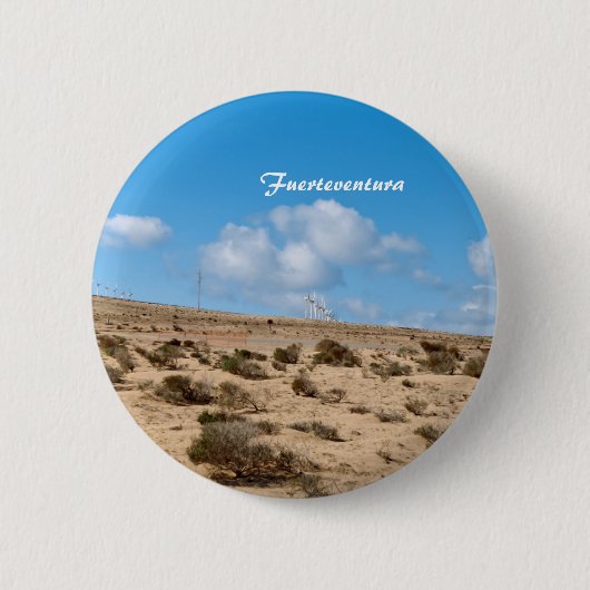 Badge Rond 5 Cm Fuerteventura (Devant)