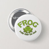 Badge Rond 5 Cm Fully Rely (Devant & derrière)