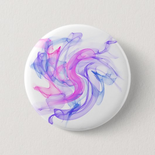 Badge Rond 5 Cm Fumée Abstraite sur l'eau (Devant)