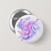 Badge Rond 5 Cm Fumée Abstraite sur l'eau (Devant & derrière)