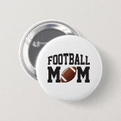 Badge Rond 5 Cm Fun Football Maman (Devant & derrière)