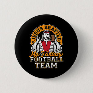 Badge Rond 5 Cm Fun Imaginaire Football Jésus A Rédaction Mon Équi