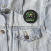 Badge Rond 5 Cm Funky Trucker Noël Grinch Trafic (En situation)