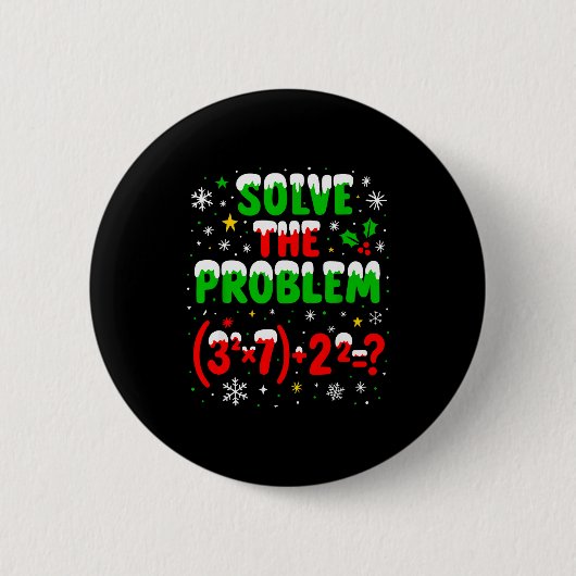 Badge Rond 5 Cm Funny 67 Meme Pemdas Elementary Math Teacher 6 7 C (Devant)