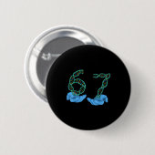 Badge Rond 5 Cm Funny 67 Number Meme Dna Replication Molecular Sci (Devant & derrière)