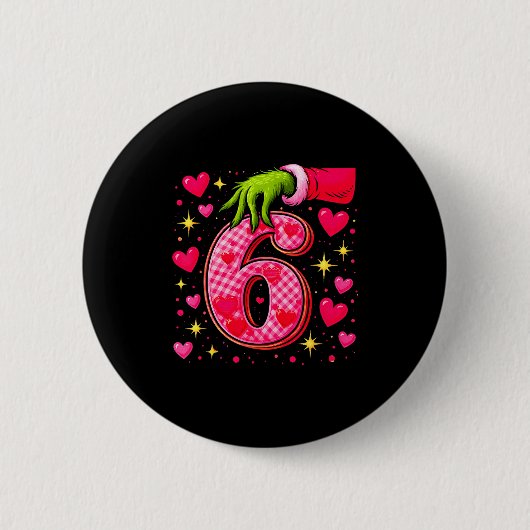 Badge Rond 5 Cm Funny 67 Valentine Meme Couple Matching Love  (Devant)