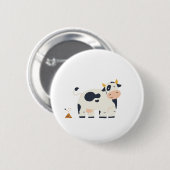 Badge Rond 5 Cm funny animated button (Devant & derrière)