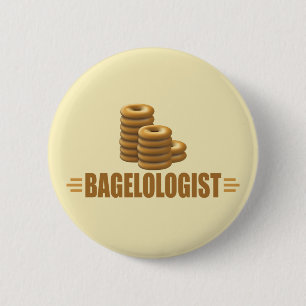 Badge Rond 5 Cm Funny Bagel