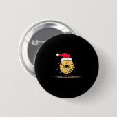 Badge Rond 5 Cm Funny Bagel Christmas Graphics Lights Lover  (Devant & derrière)