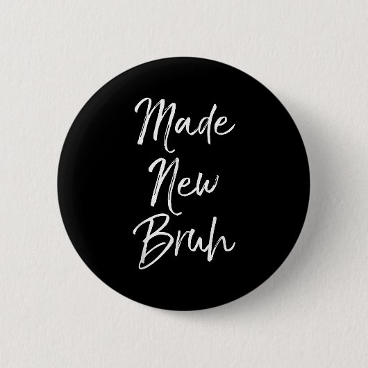 Badge Rond 5 Cm Funny Baptism Gift For Boys Salvation Quote Made N (Devant)
