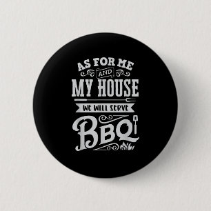 Badge Rond 5 Cm Funny Barbecue Barbecue Grillade Plaisanterie Gril
