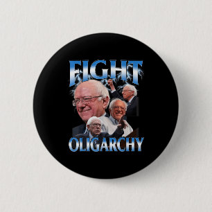Badge Rond 5 Cm Funny Bernie Sanders Chemise Combattre l'oligarchi