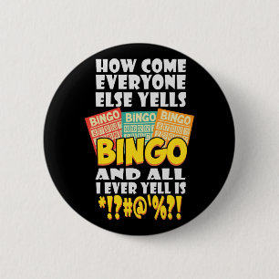 Badge Rond 5 Cm Funny Bingo