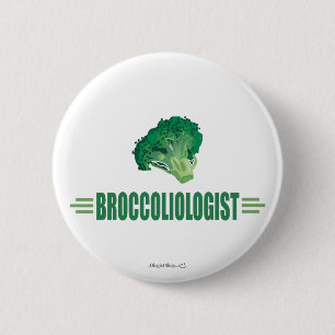 Badge Rond 5 Cm Funny Brocoli