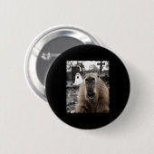 Badge Rond 5 Cm Funny Capybara Halloween Costume (Devant & derrière)