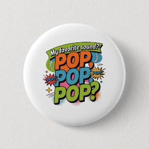 Badge Rond 5 Cm Funny Chiropractor Pop Sound Cadeau