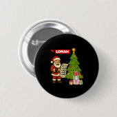 Badge Rond 5 Cm Funny Christmas (Devant & derrière)