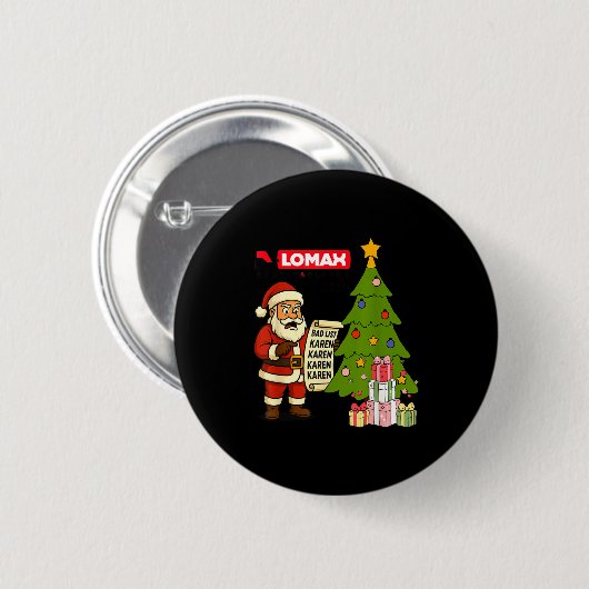 Badge Rond 5 Cm Funny Christmas  (Devant & derrière)