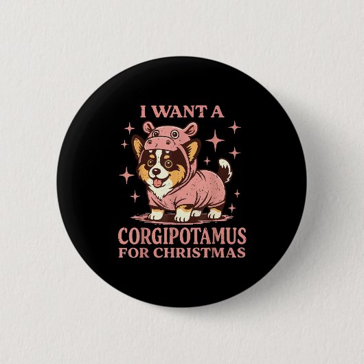 Badge Rond 5 Cm Funny Christmas All Is Calm Just Kidding This Is 7 (Devant)