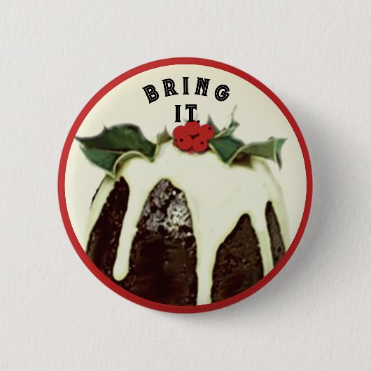 Badge Rond 5 Cm Funny Christmas Figgy (Devant)