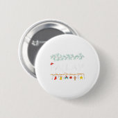 Badge Rond 5 Cm Funny Christmas Math Fa La 8 Don Pour Enseignant T (Devant & derrière)