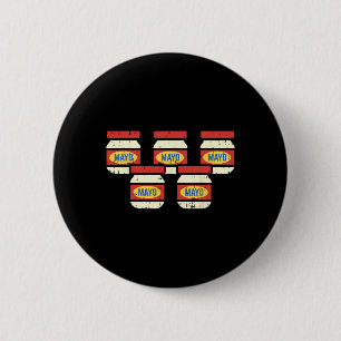 Badge Rond 5 Cm Funny Cinco De Mayo Mayonnaise Chemise Foodie Mexi