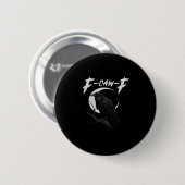 Badge Rond 5 Cm Funny Crow Essential Creative Casual (Devant & derrière)