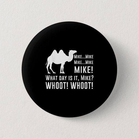 Badge Rond 5 Cm Funny Cute Camel Quotes About Hump Day Funny Quote (Devant)
