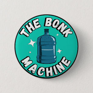 Badge Rond 5 Cm Funny Cute the bonk machine /Free Palestine design