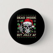 Badge Rond 5 Cm Funny Dirty Christmas Ugly Sweater (Devant)