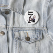 Badge Rond 5 Cm Funny Dump Joe Biden Cartoon (En situation)