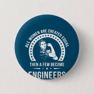 Badge Rond 5 Cm Funny Engineer For All Women