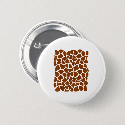 Badge Rond 5 Cm Funny Giraffe Pattern Lazy Halloween Costume  (Devant & derrière)