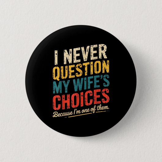 Badge Rond 5 Cm Funny Groovy Dad Joke Quote For Husband Fathers Da (Devant)