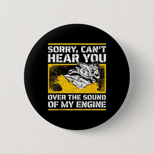 Badge Rond 5 Cm Funny Jet Skiing I Personal Watercraft Rider I Jet (Devant)