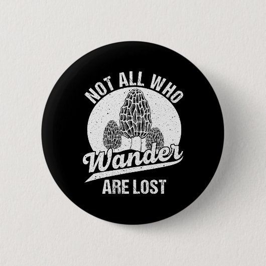 Badge Rond 5 Cm Funny Morel Mushroom (Devant)