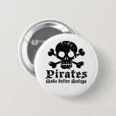Badge Rond 5 Cm Funny Pirate (Devant & derrière)
