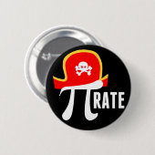 Badge Rond 5 Cm Funny Pirate (Devant & derrière)