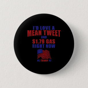 Badge Rond 5 Cm Funny Pro Trump Supporter Id Aimer Un Moyenne Twee