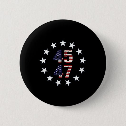 Badge Rond 5 Cm Funny Qr President Trump Dance Code (Devant)